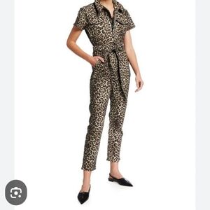 Good American leopard jumpsuit